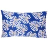 ATMOSPHERA CREATEUR D'INTERIEUR - Housse de coussin d extérieur "falla" bleu indigo 30x50cm