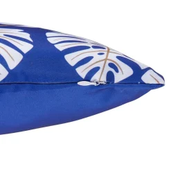 ATMOSPHERA CREATEUR D'INTERIEUR - Housse de coussin d extérieur "falla" bleu indigo 30x50cm