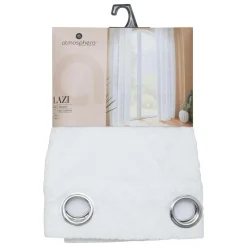 ATMOSPHERA CREATEUR D'INTERIEUR - Voilage motif wild "lazi" blanc 140x240cm
