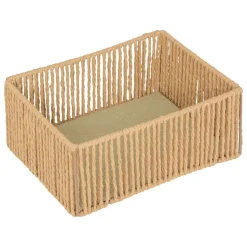 ATMOSPHERA CREATEUR D'INTERIEUR - Lot de 3 paniers "ali" marron s m l