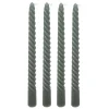 ATMOSPHERA CREATEUR D'INTERIEUR - 4 bougie-bâtons "twist many" vert 180g