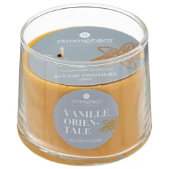 ATMOSPHERA CREATEUR D'INTERIEUR - Bougie parfumée "izor" en verre d10cm