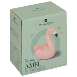 ATMOSPHERA CREATEUR D'INTERIEUR - Veilleuse enfant à pile flamant rose "amel" rose h14,5cm
