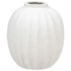 ATMOSPHERA CREATEUR D'INTERIEUR - Vase boule "amia" céramique blanc h44,5cm