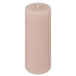 ATMOSPHERA CREATEUR D'INTERIEUR - Bougie ronde "demi" en coton d5cm rose