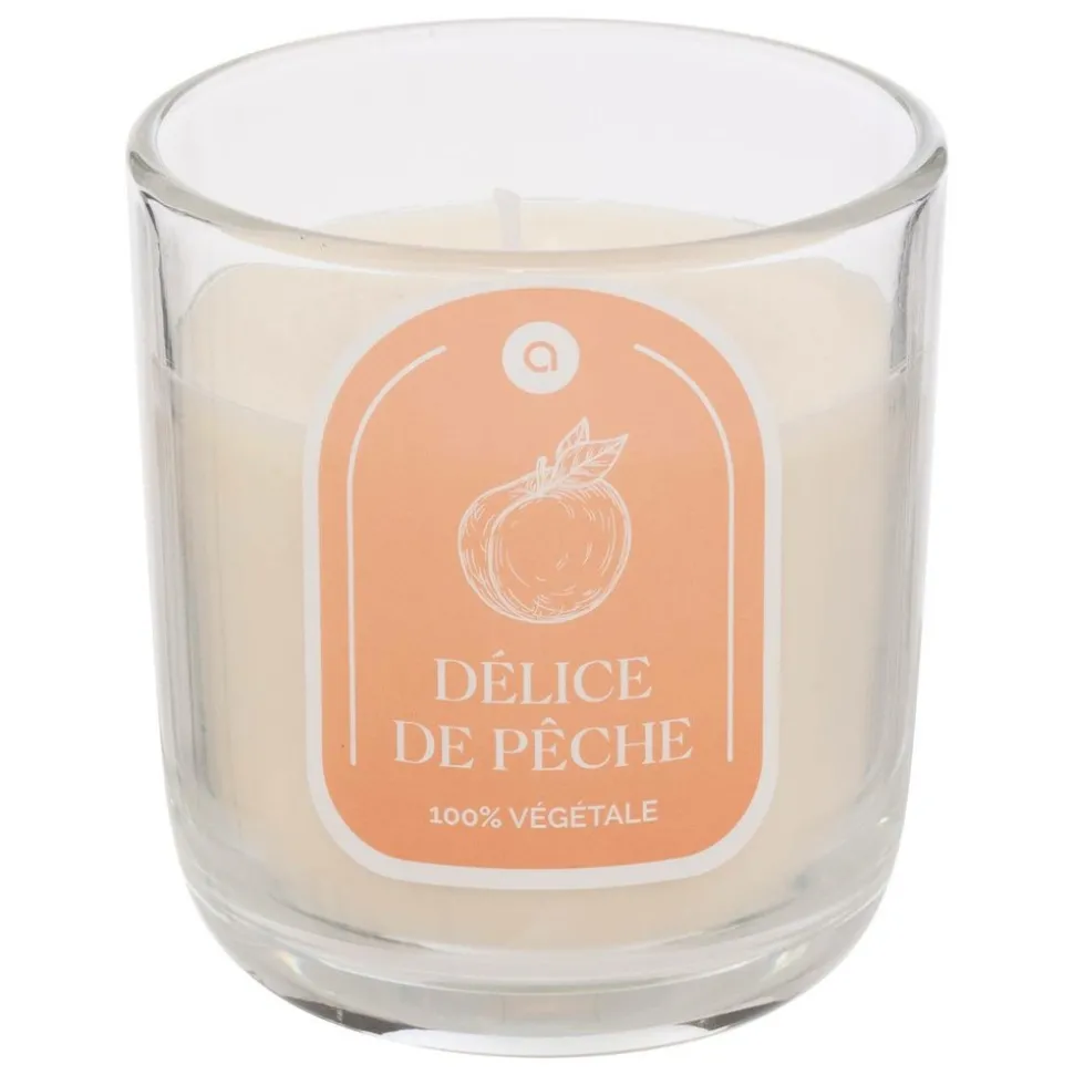 ATMOSPHERA CREATEUR D'INTERIEUR - Bougie parfumée " floa" pêche 210g