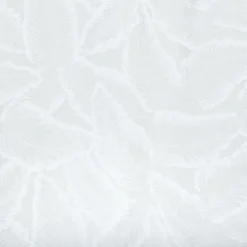 ATMOSPHERA CREATEUR D'INTERIEUR - Voilage motif feuilles "lazi" blanc 140x240cm