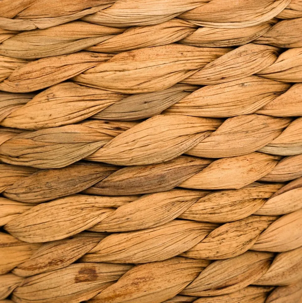 ATMOSPHERA CREATEUR D'INTERIEUR - Vase "percy" fibre végétale beige h58cm