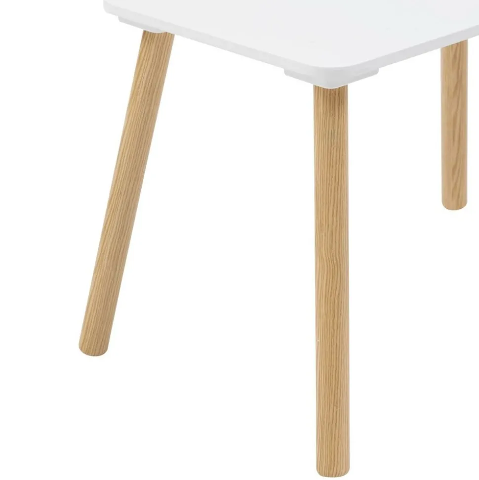 ATMOSPHERA CREATEUR D'INTERIEUR - Ensemble table et 2 chaises enfant "alex" blanc 3 pièces