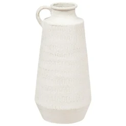 ATMOSPHERA CREATEUR D'INTERIEUR - Cruche "eran" blanc h41cm