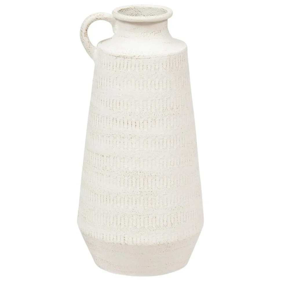 ATMOSPHERA CREATEUR D'INTERIEUR - Cruche "eran" blanc h41cm