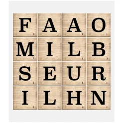 ATMOSPHERA CREATEUR D'INTERIEUR - Sticker - lettres en relief - 41x41 cm