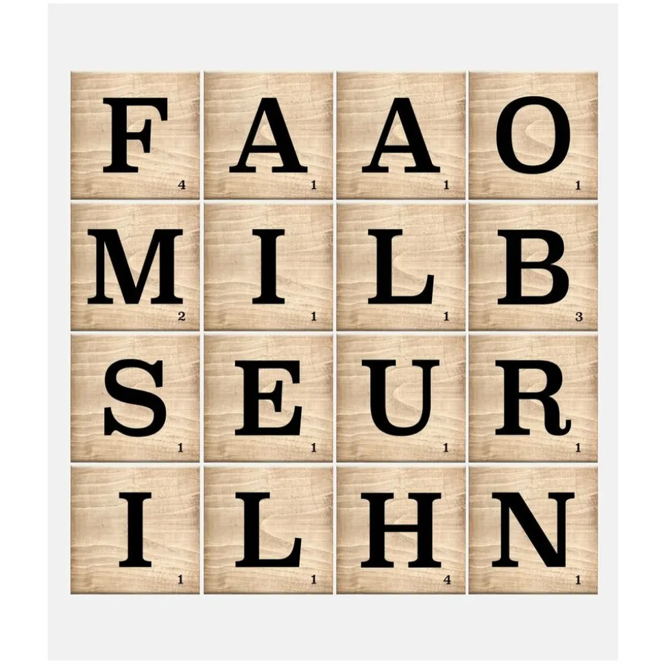 ATMOSPHERA CREATEUR D'INTERIEUR - Sticker - lettres en relief - 41x41 cm