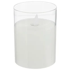 ATMOSPHERA CREATEUR D'INTERIEUR - Bougie led "sena" en verre d7,5cm