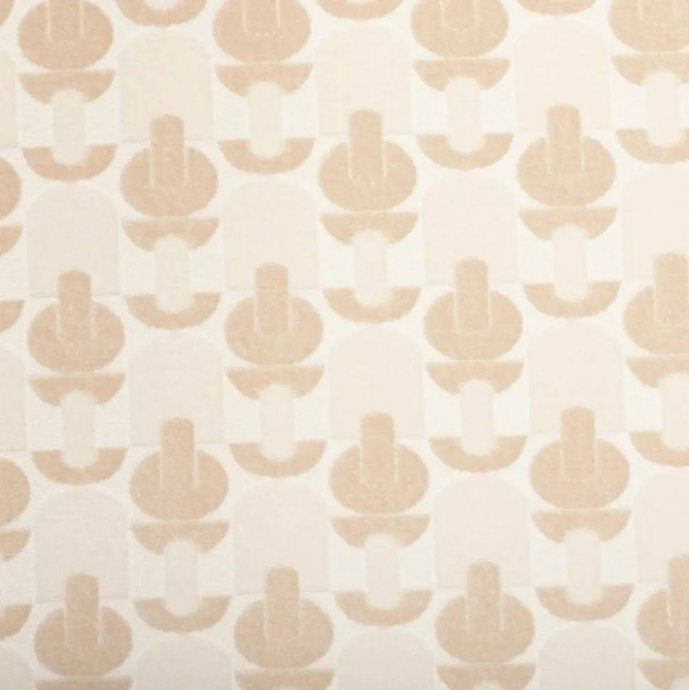 ATMOSPHERA CREATEUR D'INTERIEUR - Rideau "luna" jacquard velours lin 140x260cm