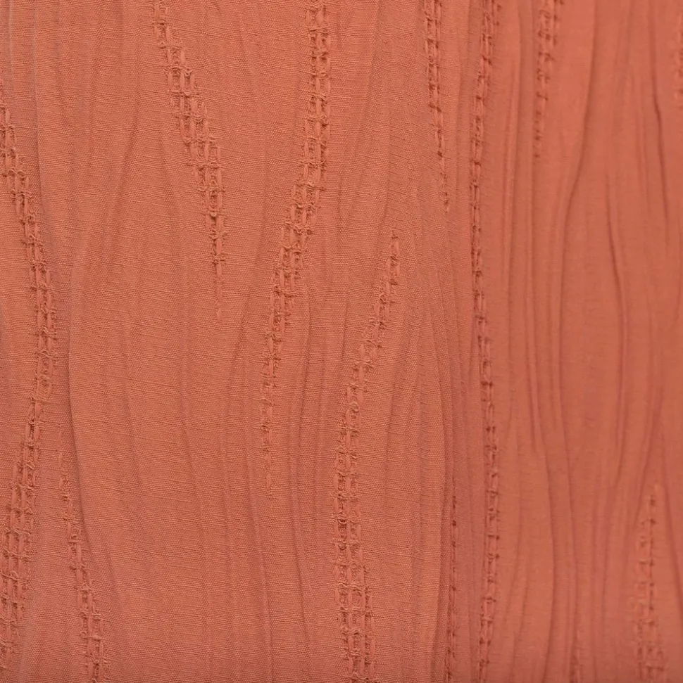 ATMOSPHERA CREATEUR D'INTERIEUR - Rideau plissé "maely" terracotta 135x260cm