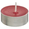 ATMOSPHERA CREATEUR D'INTERIEUR - 18 bougies chauffe-plats "hugo" h1,5cm rouge