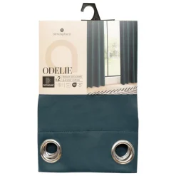 ATMOSPHERA CREATEUR D'INTERIEUR - Rideau occultant "odelie" bleu egéen 135x240cm