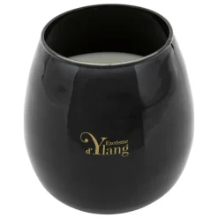 ATMOSPHERA CREATEUR D'INTERIEUR - Bougie parfumée "arlo" en verre d12cm noir