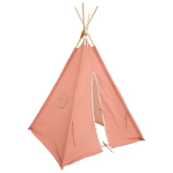 ATMOSPHERA CREATEUR D'INTERIEUR - Tipi enfant "wapi" - coton et peuplier - rose terracotta