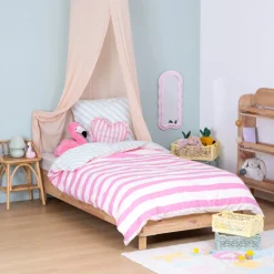 ATMOSPHERA CREATEUR D'INTERIEUR - Parure de lit 2 pièces enfant rayure 
