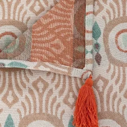 ATMOSPHERA CREATEUR D'INTERIEUR - Jeté de lit "ikat" jacquard 130x170cm