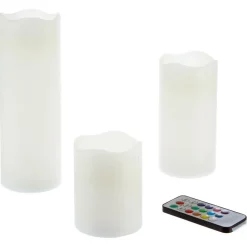 ATMOSPHERA CREATEUR D'INTERIEUR - Coffret de 3 bougies led