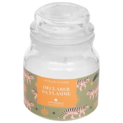 ATMOSPHERA CREATEUR D'INTERIEUR - Bougie parfumée "jomy" - lys blanc et ambre - 70g