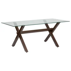 ATMOSPHERA CREATEUR D'INTERIEUR - Table à manger "jorel" marron 180x90x74,5cm