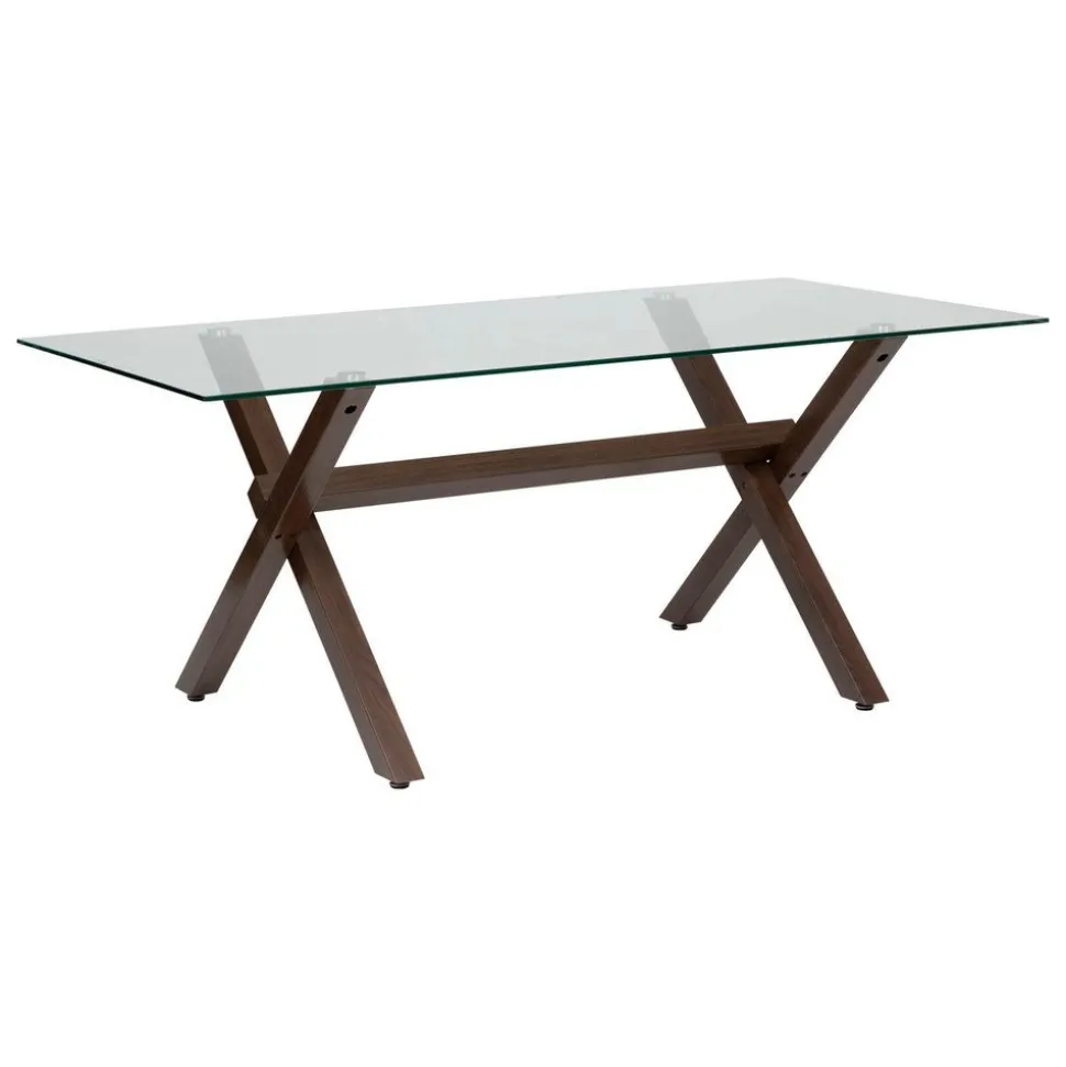 ATMOSPHERA CREATEUR D'INTERIEUR - Table à manger "jorel" marron 180x90x74,5cm