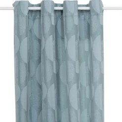 ATMOSPHERA CREATEUR D'INTERIEUR - Rideau "wimbi" jacquard bleu clair 140x260cm