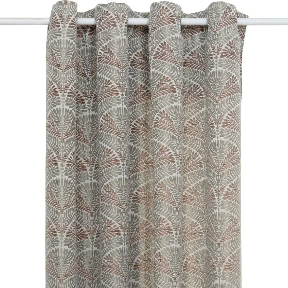 ATMOSPHERA CREATEUR D'INTERIEUR - Rideau "mizani" jacquard vert clair 135x260cm