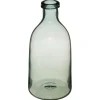 ATMOSPHERA CREATEUR D'INTERIEUR - Vase bouteille "house" - verre - gris - h29 cm