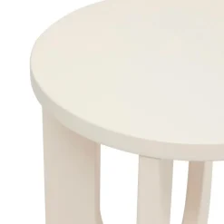 ATMOSPHERA CREATEUR D'INTERIEUR - Table d’appoint "bloom" ivoire 50,540x40cm