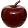 ATMOSPHERA CREATEUR D'INTERIEUR - Déco à poser d extérieur pomme "glossy" résine rouge rubis d26cm