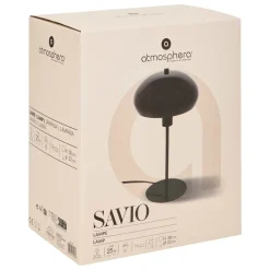 ATMOSPHERA CREATEUR D'INTERIEUR - Lampe champignon à poser "savio" noir h38cm