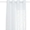 ATMOSPHERA CREATEUR D'INTERIEUR - Voilage motif abstrait "lazi" blanc 140x240cm