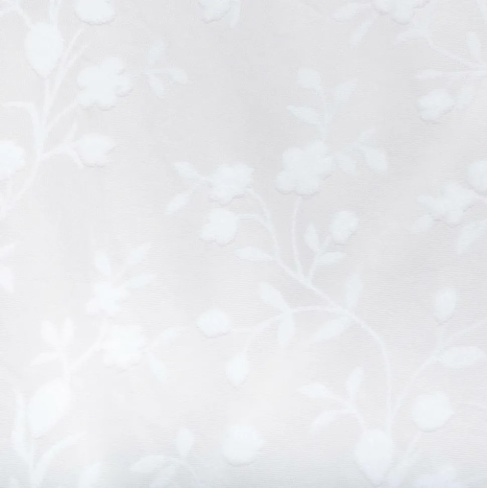 ATMOSPHERA CREATEUR D'INTERIEUR - Voilage motif abstrait "lazi" blanc 140x240cm