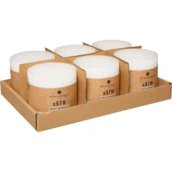 ATMOSPHERA CREATEUR D'INTERIEUR - Bougie rustique - blanc - 663g