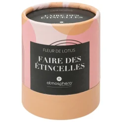 ATMOSPHERA CREATEUR D'INTERIEUR - Bougie parfumée "jomy" - fleur de lotus - 200g