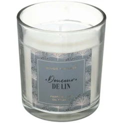 ATMOSPHERA CREATEUR D'INTERIEUR - Bougie parfumée "loli" - lin - 130g