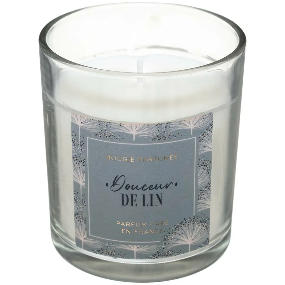 ATMOSPHERA CREATEUR D'INTERIEUR - Bougie parfumée "loli" - lin - 130g