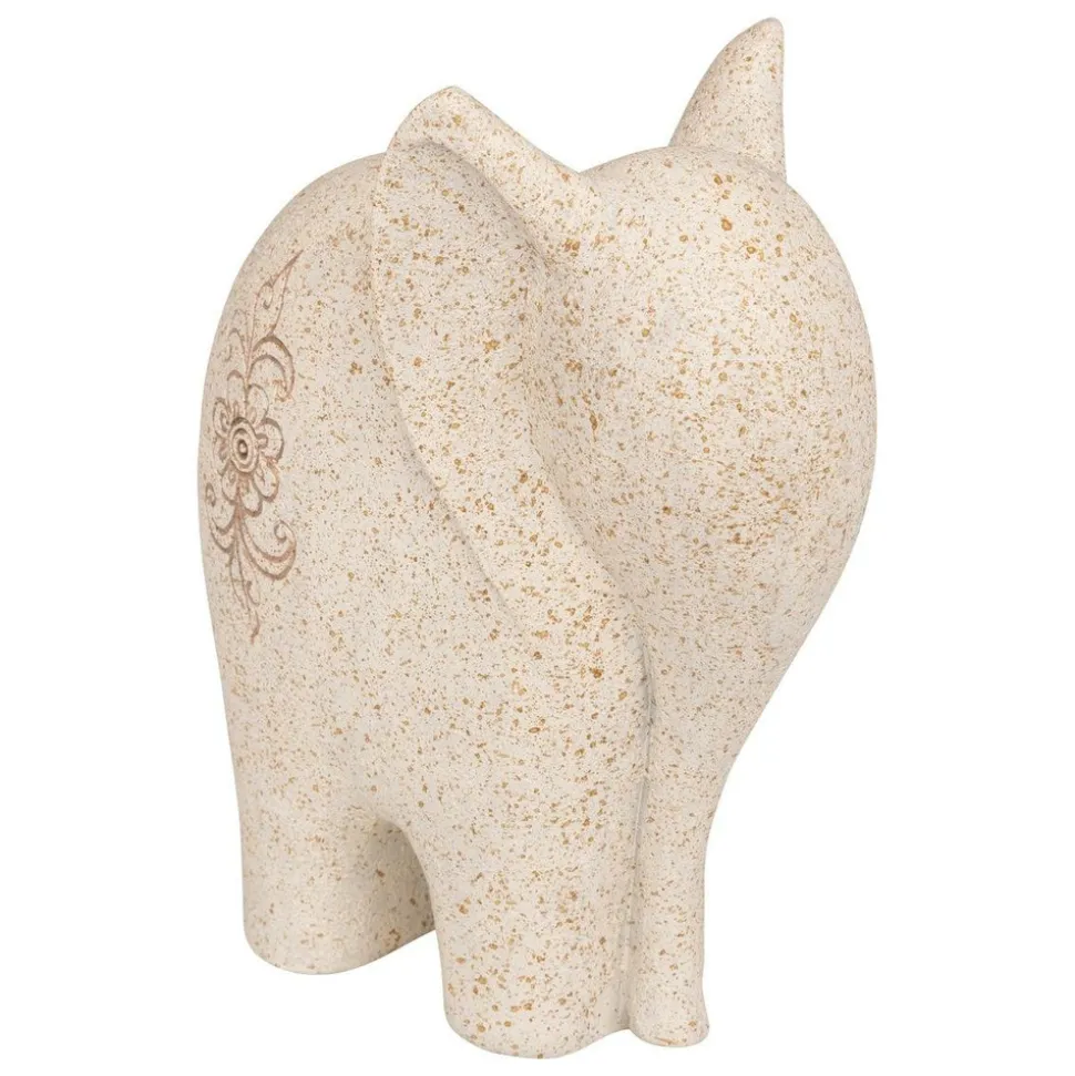 ATMOSPHERA CREATEUR D'INTERIEUR - Statuette éléphant "nola" beige h23cm