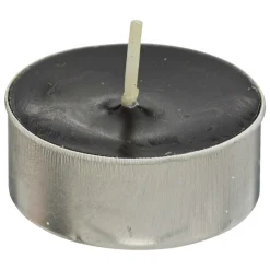 ATMOSPHERA CREATEUR D'INTERIEUR - 18 bougies chauffe-plats "hugo" h1,5cm noir