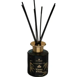 ATMOSPHERA CREATEUR D'INTERIEUR - Diffuseur de parfum "plum" en verre d9cm bleu