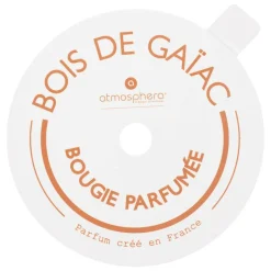 ATMOSPHERA CREATEUR D'INTERIEUR - Bougie parfumée "marty" - bois de gaïac - 160g
