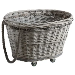 AUBRY GASPARD - Chariot à bûches en éclisse grise