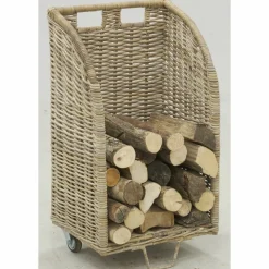 AUBRY GASPARD - Chariot à bûches en poelet gris moyen modèle