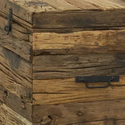 AUBRY GASPARD - Coffre en bois massif recyclé petit modèle