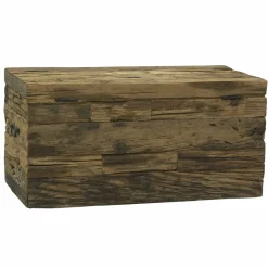 AUBRY GASPARD - Coffre en bois massif recyclé grand modèle